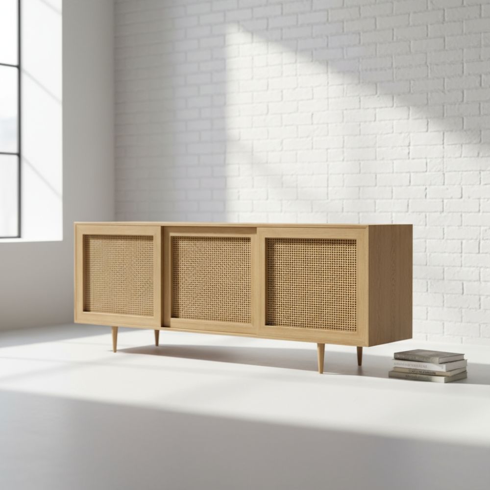 Rattan 3 Door Server - Image 5