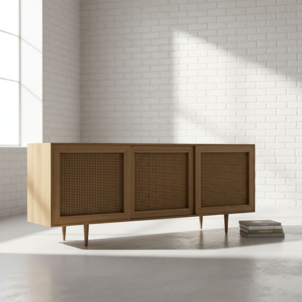 Rattan 3 Door Server - Image 3