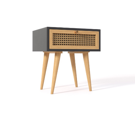 Rattan Drawer Pedestal - Image 5