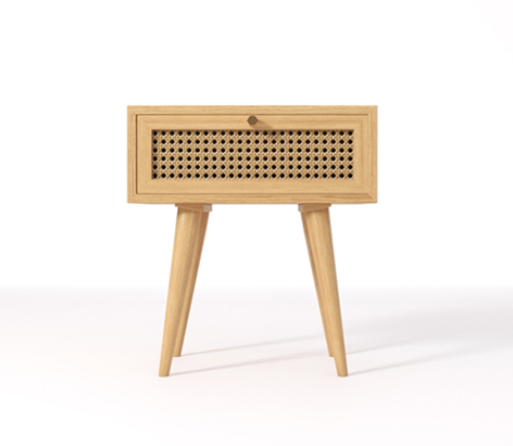 Rattan Drawer Pedestal - Image 4