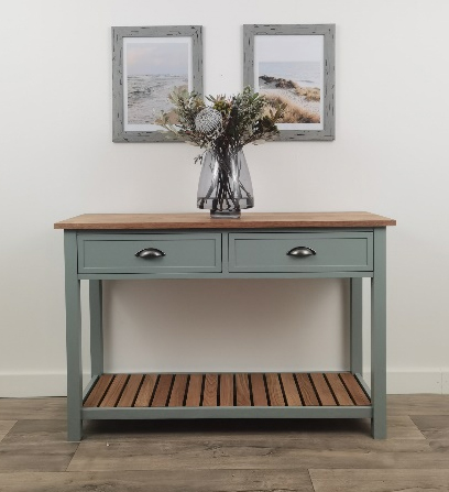 Hunter Console with Slatted Shelf - Image 2