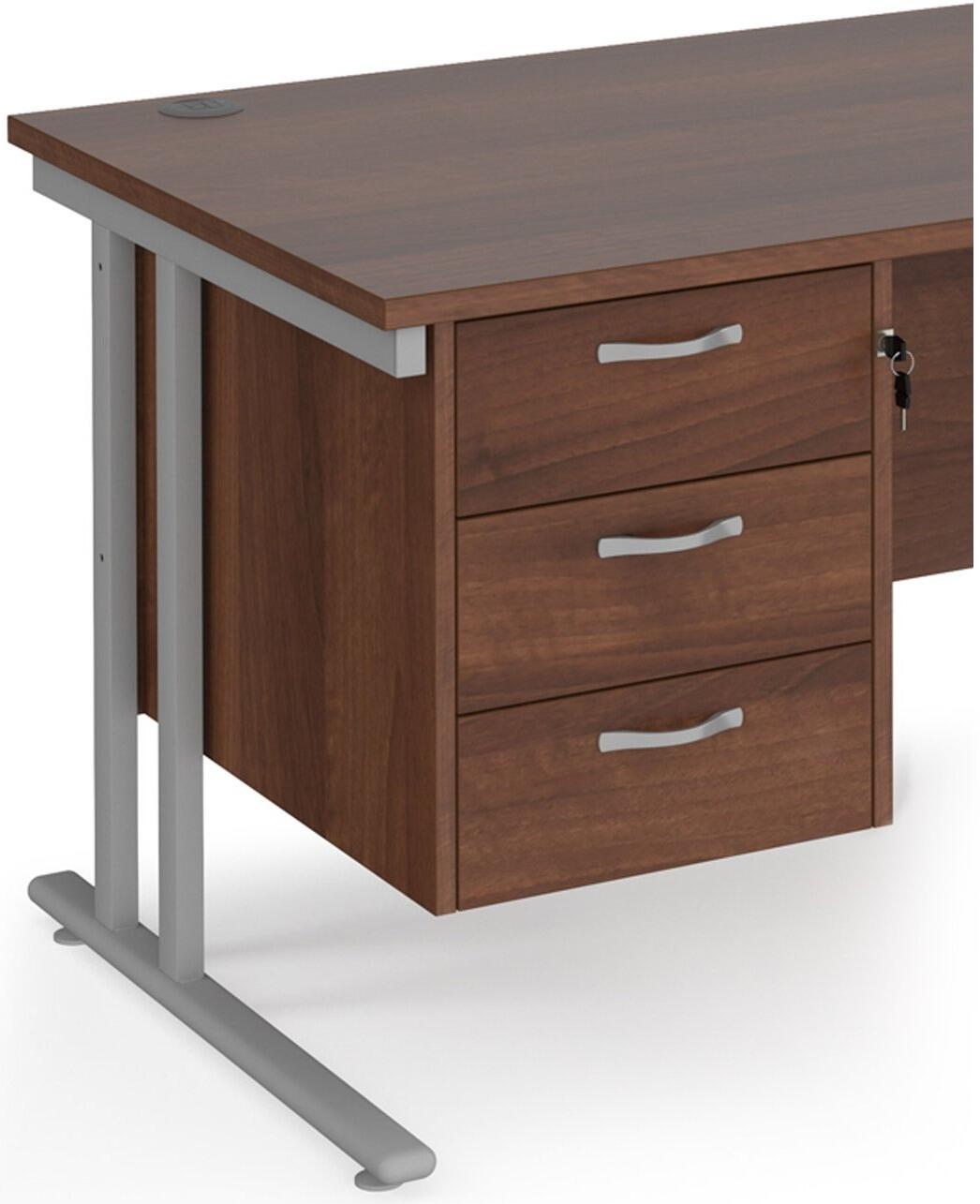 Pedestal 3 Drawer Fixed - Image 6