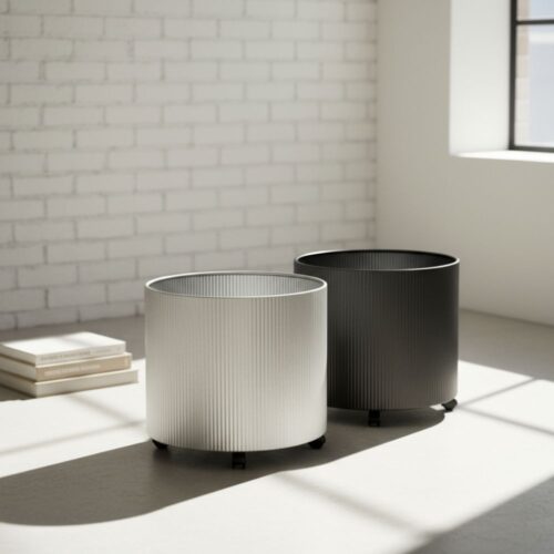 Round Fluted Planter