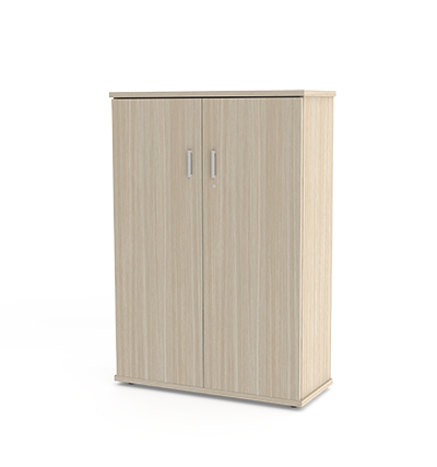 Bookcase 3 Tier with Doors - Image 2