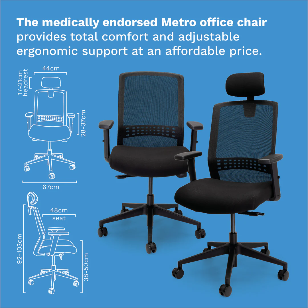 Metro Mid-Back Chair - Image 3
