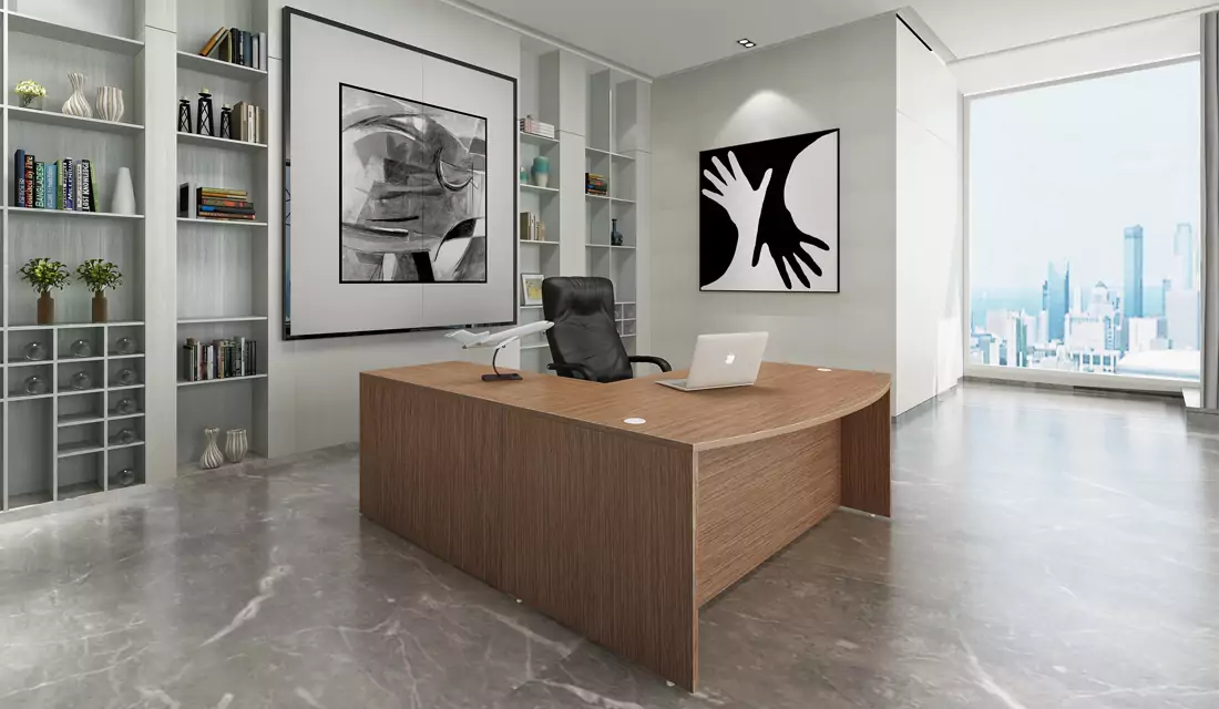 L-Shaped Office Computer Desk - Image 6