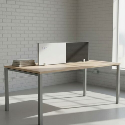 Desk Based Screen with Whiteboard